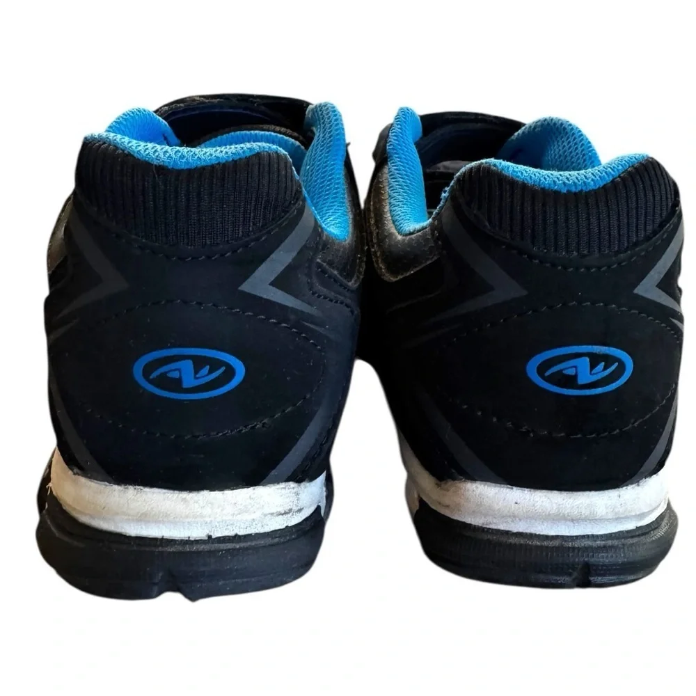 Athletic Works Black and Blue Athletic Shoes‎ with Velcro Straps